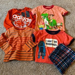 Boys orange shirt bundle